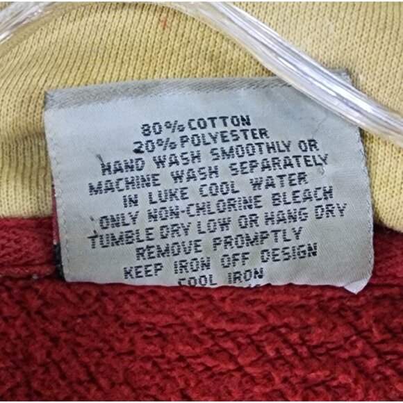 Florida State Seminoles Hoodie Mens XL Red Distressed College Football Sweater - Picture 12 of 12